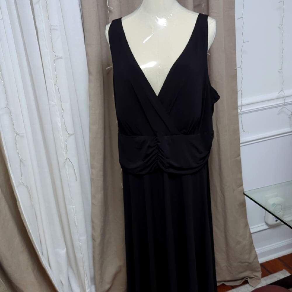 CATO Fashion Black stretch sleeveless dress size 24